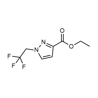 1-(2,2,2-三氟乙基)-1H-吡唑-3-甲酸乙酯结构式