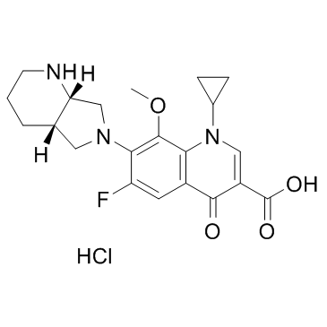 Moxifloxacin HCl Structure