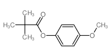 (4-methoxyphenyl) 2,2-dimethylpropanoate结构式