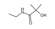α-hydroxy-isobutyric acid ethylamide结构式