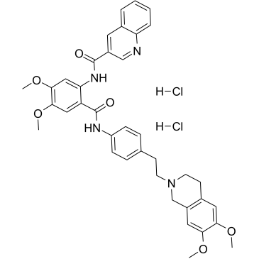 Tariquidar dihydrochloride结构式