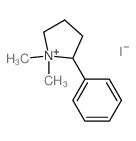 1,1-dimethyl-2-phenyl-2,3,4,5-tetrahydropyrrole结构式