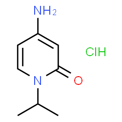 4-氨基-1-(丙-2-基)-1,2-二氢吡啶-2-酮盐酸盐结构式