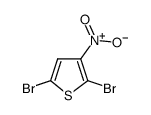 2,5-dibromo-3-nitrothiophene Structure