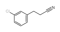 3-(3-氯苯基)-丙腈结构式