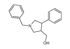 1-Benzyl-4-phenyl-3-pyrrolidinemethanol Structure
