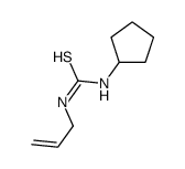 1-cyclopentyl-3-prop-2-enylthiourea Structure