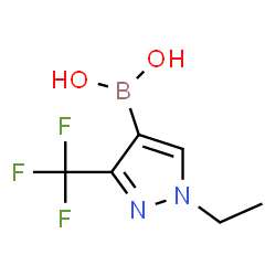 (1-乙基-3-(三氟甲基)-1H-吡唑-4-基)硼酸结构式