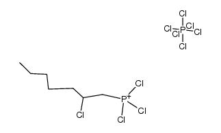 2-chloroheptyltrichlorophosphonium hexachlorophosphorate结构式