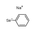 Sodium benzeneselenolate Structure