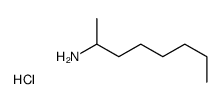 octan-2-ylazanium,chloride Structure