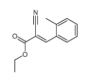ethyl 2-cyano-3-(2-methylphenyl)prop-2-enoate结构式