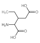 2-amino-3-ethyl-pentanedioic acid结构式