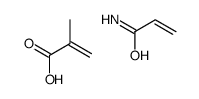 2-甲基-2-丙烯酸与2-丙烯酰胺的聚合物结构式
