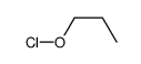 propyl hypochlorite Structure