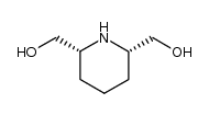 cis-2,6-bis(hydroxymethyl)piperidine Structure
