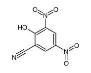 2-hydroxy-3,5-dinitrobenzonitrile结构式