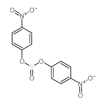 Sulfurous acid,bis(4-nitrophenyl) ester结构式