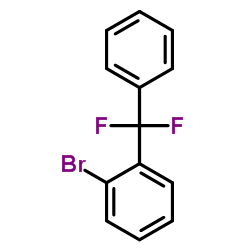 1-Bromo-2-[difluoro(phenyl)methyl]benzene结构式