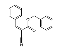 benzyl 2-cyano-3-phenylprop-2-enoate Structure