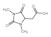 (1,3-二甲基-2,5-二氧代咪唑啉-4-基)乙酸结构式