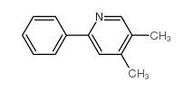 4,5-Dimethyl-2-phenylpyridine Structure