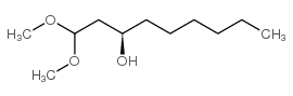 (R)-(-)-3-羟基壬醛二甲基缩醛结构式
