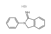 2-苯基异吲哚啉-1-脒氢溴酸结构式