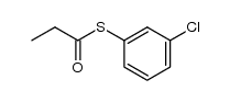 m-chlorophenyl thiolmethylacetate Structure