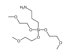 3-[tris(2-methoxyethoxy)silyl]propylamine结构式