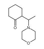 2-(1-morpholinoethyl)cyclohexanone结构式