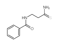 Benzamide,N-(3-amino-3-thioxopropyl)- Structure