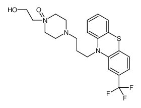 2-[1-oxido-4-[3-[2-(trifluoromethyl)phenothiazin-10-yl]propyl]piperazin-1-ium-1-yl]ethanol Structure