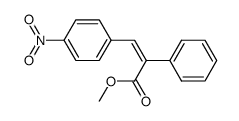 (Z)-methyl β-p-nitrophenyl-α-phenylacrylate Structure