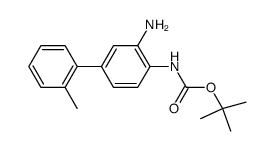 (3-amino-2'-methyl-biphenyl-4-yl)-carbamic acid tert.-butyl ester Structure