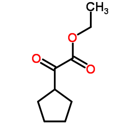 环戊基-氧代-乙酸乙酯结构式
