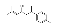 4-hydroxy-2-methyl-6-p-tolylhept-2-ene Structure