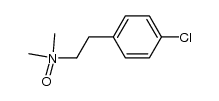 (2-(p-chlorophenyl)ethyl)dimethylamine N-oxide Structure