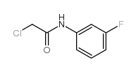 2-氯-N-(3-氟苯基)乙酰胺结构式