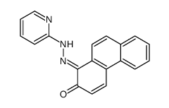 1-(pyridin-2-ylhydrazinylidene)phenanthren-2-one Structure