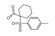 1-methyl-4-(1-nitrocyclohexyl)sulfonylbenzene Structure