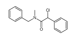 N-Benzyl-2-chloro-N-methyl-2-phenyl-acetamide Structure
