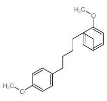 1-methoxy-4-[6-(4-methoxyphenyl)hexyl]benzene结构式