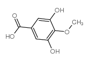 3,5-dihydroxy-p-anisic acid Structure