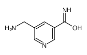 5-(氨基甲基)烟酰胺结构式