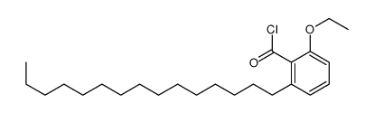 2-ethoxy-6-pentadecylbenzoyl chloride结构式