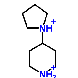 4-(1-吡咯烷基)哌啶结构式