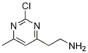 2-氯-N-乙基-6-甲基-4-嘧啶胺结构式