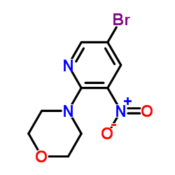 4-(5-溴-3-硝基吡啶-2-基)吗啉图片