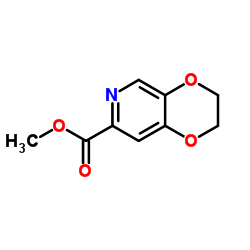 2,3-二氢-[1,4]二噁英[2,3-c]吡啶-7-羧酸甲酯结构式